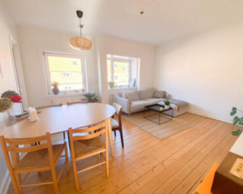 Dejlig og rummelig 2-værelses lejlighed i øgadekvarteret