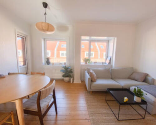 Dejlig og rummelig 2-værelses lejlighed i øgadekvarteret