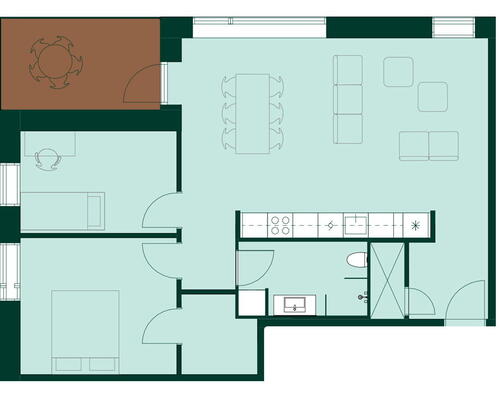 3 værelses lejlighed i Greve