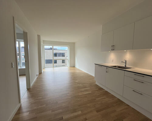 2-værelses lejlighed på 4. sal!