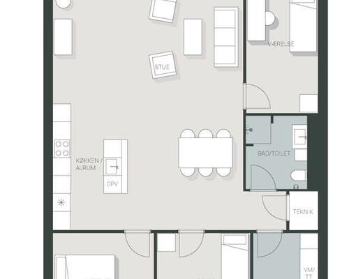 4 værelses hus i Stenlille