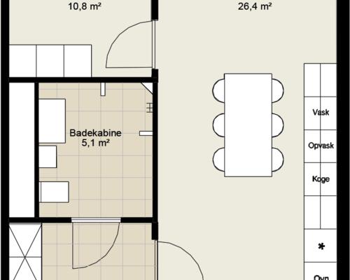 3 værelses hus i Kolding