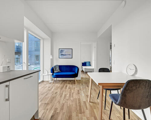 2-værelses lejlighed i stueetagen