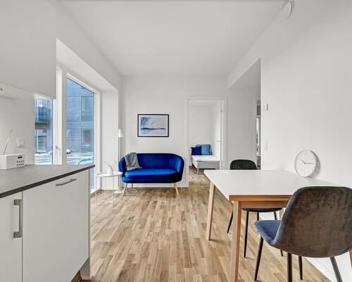 2-værelses lejlighed i stueetagen