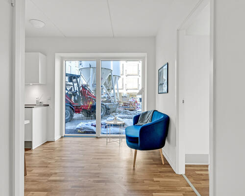 2-værelses lejlighed i stueetagen