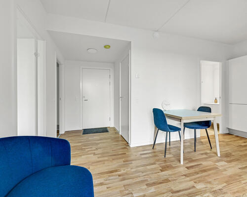 2-værelses lejlighed i stueetagen