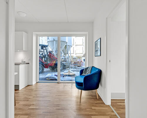 2-værelses lejlighed i stueetagen