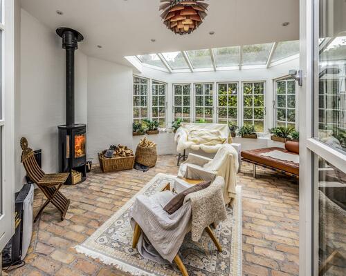 Flot villa med udsigt til fjorden i Veddelev | Roskilde