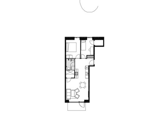 3-værelses lejlighed på 2. sal!