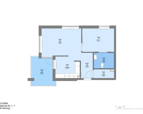 2 værelses lejlighed i Herning