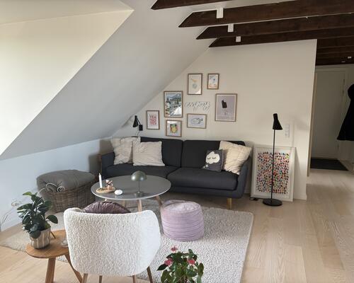 Lys og charmerende 2-værelses med stor solrig terrasse