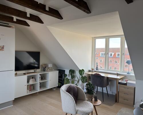 Lys og charmerende 2-værelses med stor solrig terrasse