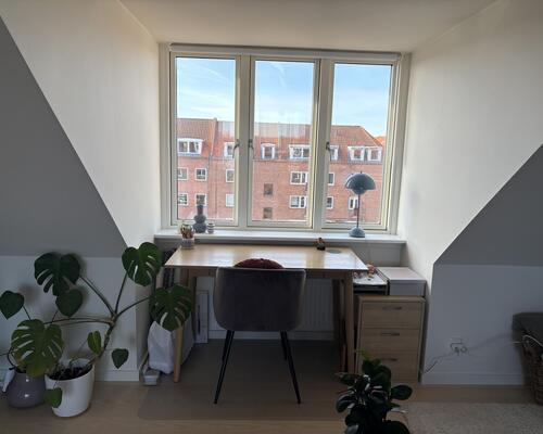 Lys og charmerende 2-værelses med stor solrig terrasse