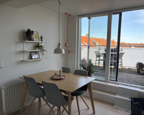 Lys og charmerende 2-værelses med stor solrig terrasse