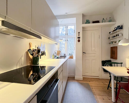 Delevenlig lejlighed centralt på Frederiksbjerg