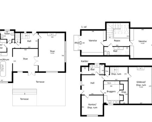 8 værelses hus i Charlottenlund