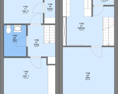 3 værelses hus i Frederikshavn