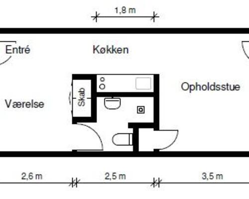 Studiebolig på Godsbanen med fede fælles faciliteter