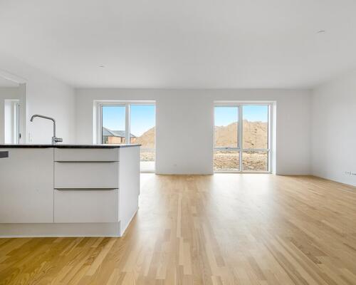 Flyt i lækkert et-plans dobbelthus fra 2020