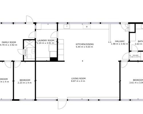 3 værelses hus i Virum