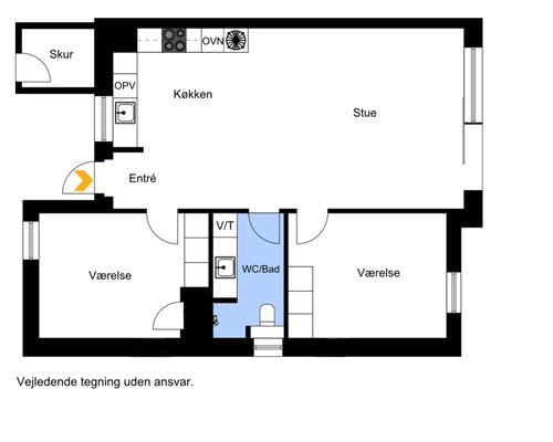 Lækker nyopført 3-vær. lejlighed med egen stor altan i Hasselager.