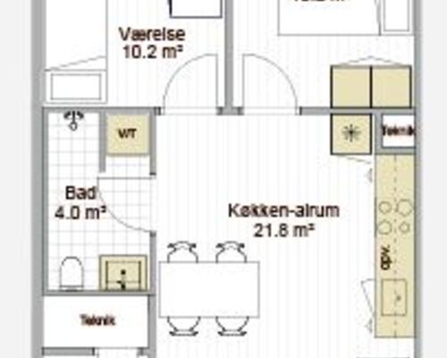 3 værelses lejlighed i Nørresundby