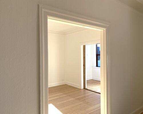 Stor 4 værelses lejlighed på lukket villavej centralt i Nyborg -133 Kvm