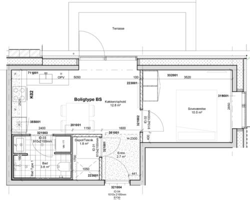 Skøn 2-værelses lejlighed på Frynseengen