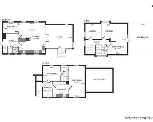 Charmerende og istandsat murermestervilla i 3 plan med skøn have