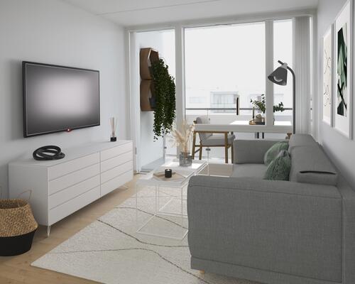 Skøn 2-værelses med altan og tæt på Aarhus