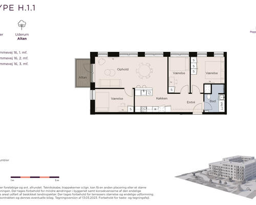 Lys og moderne 4-værelses lejlighed i Ballerup