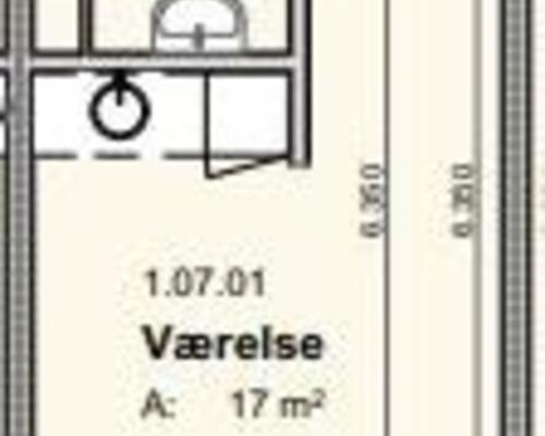 1 værelses lejlighed i Viborg