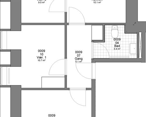 3 værelses lejlighed i Haderslev