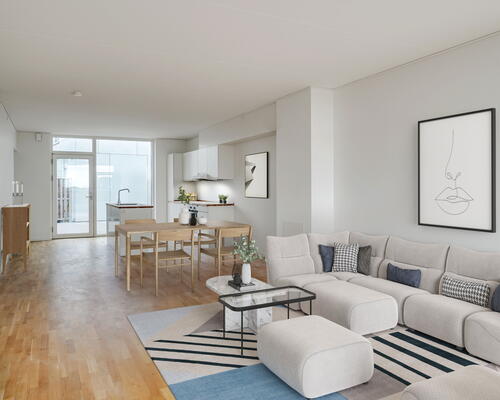 Rummelig 4-værelses lejlighed med centralt placering i Vanløse - Tæt på by, indkøb og offentlig transport.