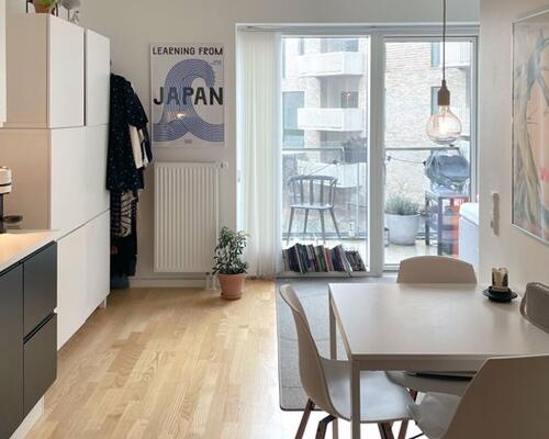 Fin 1-værelses lejlighed med altan i Ceresbyen