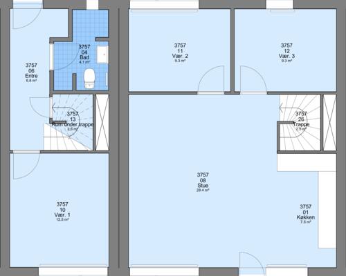 4 værelses lejlighed i Århus N