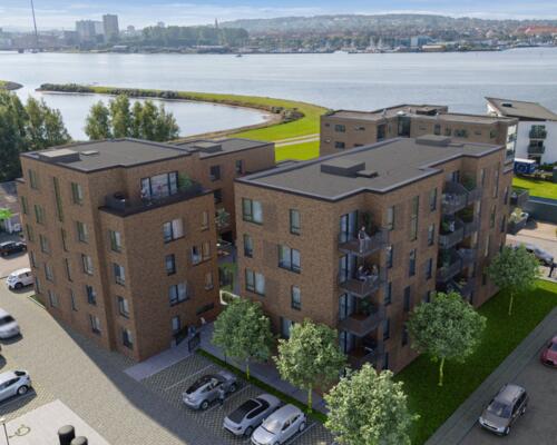 Moderne lejlighed med lys og indbydende stemning i Nørresundby