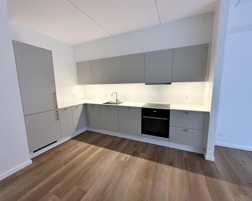 Moderne 3-værelses lejlighed med altan og udsigt