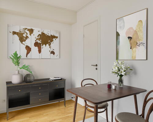 Skøn 1-værelses lejlighed med central placering tæt på indkøb og offentlig transport!