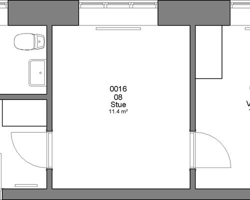 2 værelses lejlighed i Haderslev
