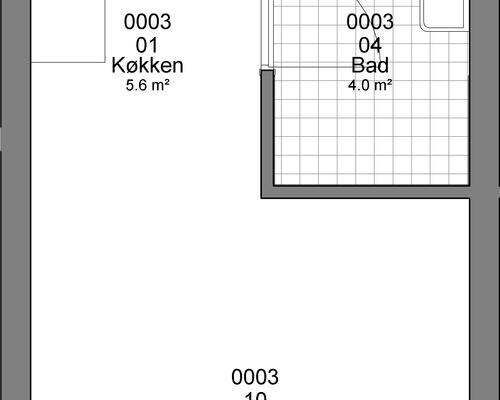 1 værelses lejlighed i Haderslev