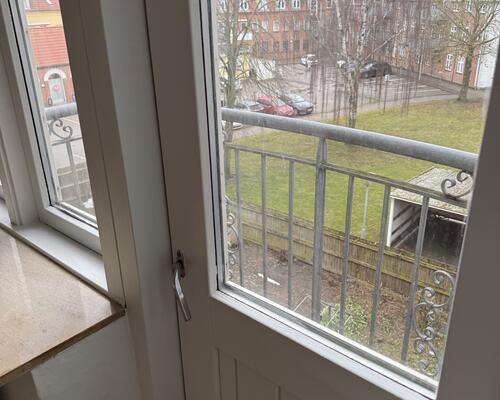 Lille østvendt altan