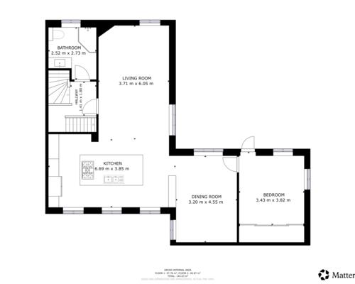 3 værelses lejlighed i Rungsted Kyst