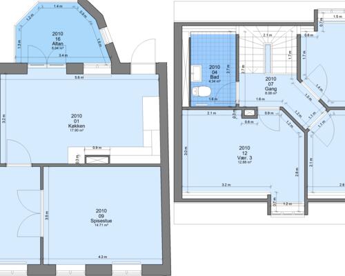 5 værelses lejlighed i Randers