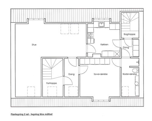 Stor 2-vær. lejlighed i Centrum af Viborg