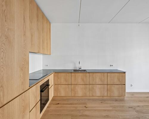 Nyopført lejlighed med altan og tre gode soveværelser