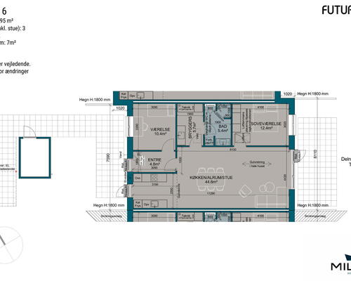 3 værelses hus i Ryslinge