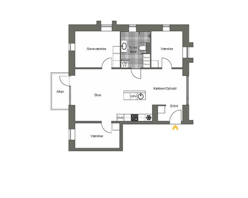 4 værelses lejlighed i Aalborg SV