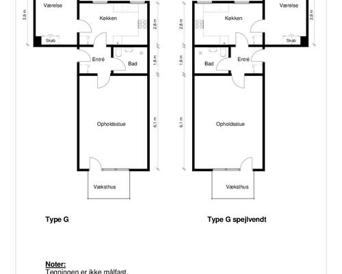 2 værelses lejlighed i Aalborg Øst