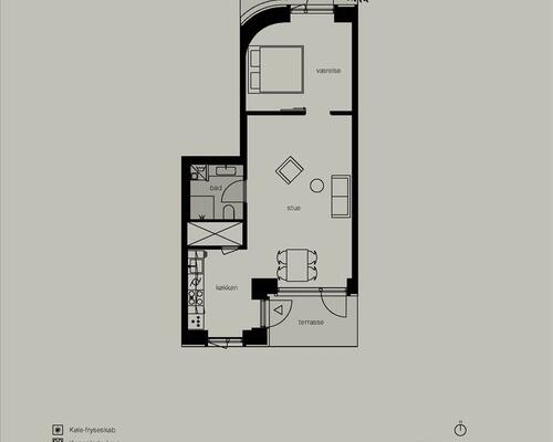 2 værelses lejlighed i København Ø